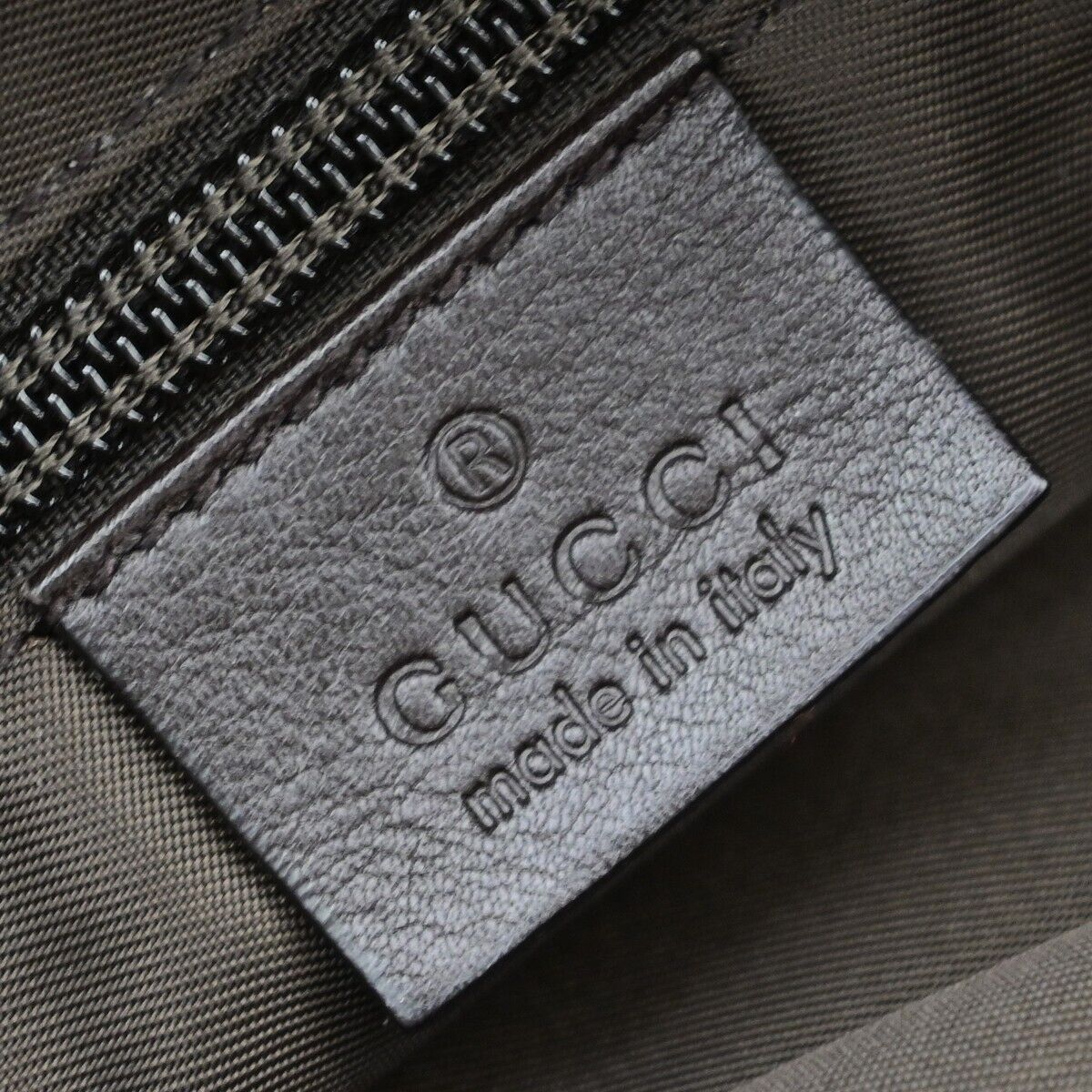 GUCCI Logo GG Pattern Museo Hand Tote Bag Canvas Leather Beige Italy 65EE039