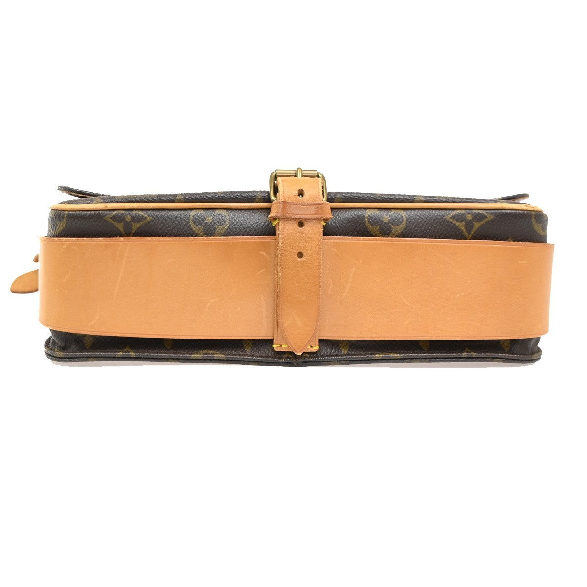 LOUIS VUITTON Cartouchiere GM Shoulder Bag Monogram Leather Brown M51252 72CA570
