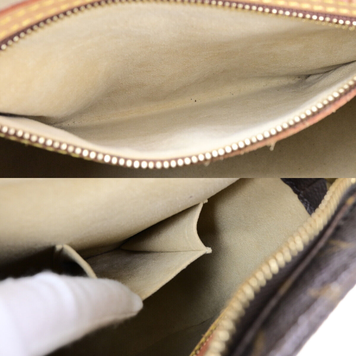 LOUIS VUITTON Looping MM Shoulder Bag Monogram Leather BN France M51146 12YF534