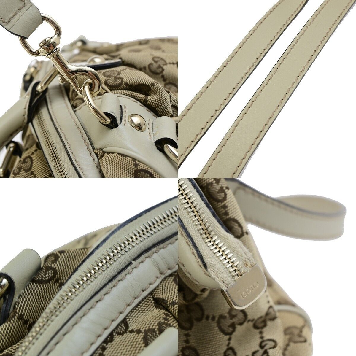 GUCCI Logo GG Pattern Sukey 2Way Shoulder Hand Bag Canvas Leather BN WE 37EC932