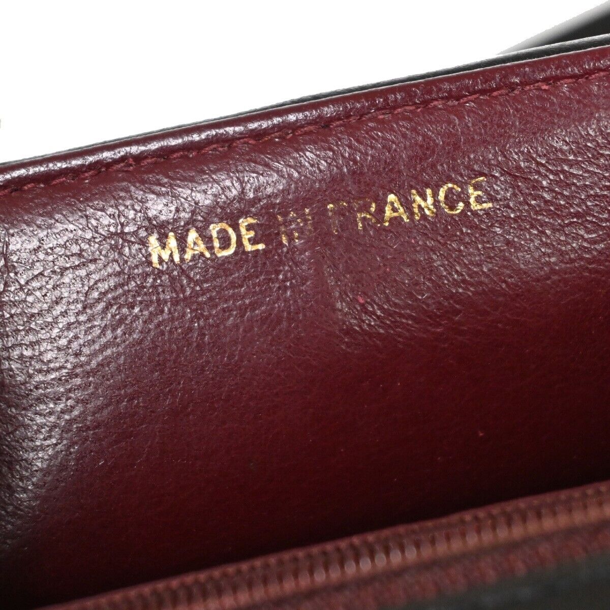 CHANEL CC Logo Mademoiselle Shoulder Bag Leather Black GHW Vintage 373RF094