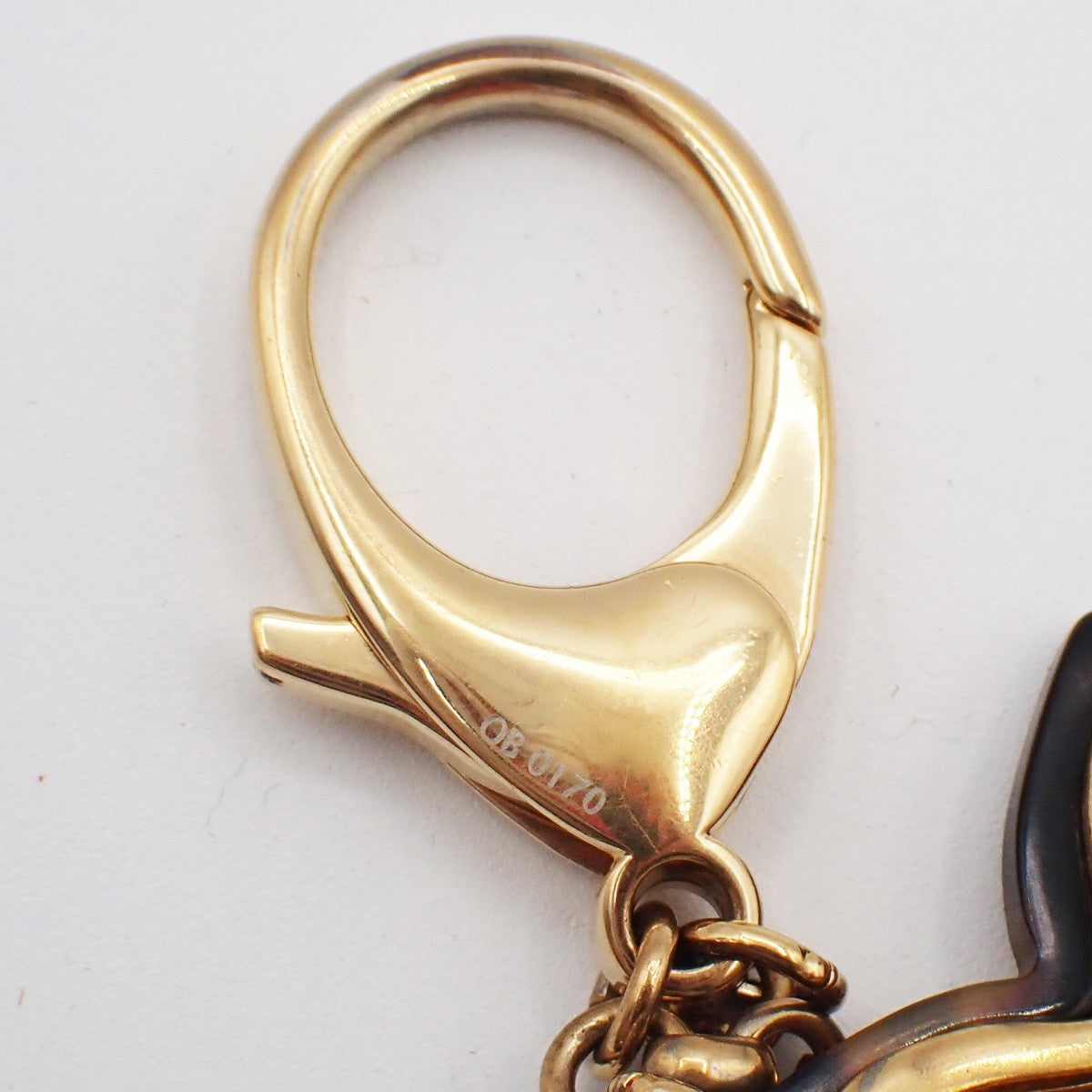 LOUIS VUITTON Bijou Sack Ansores Charm Key Chain Brown M65087 65KD030