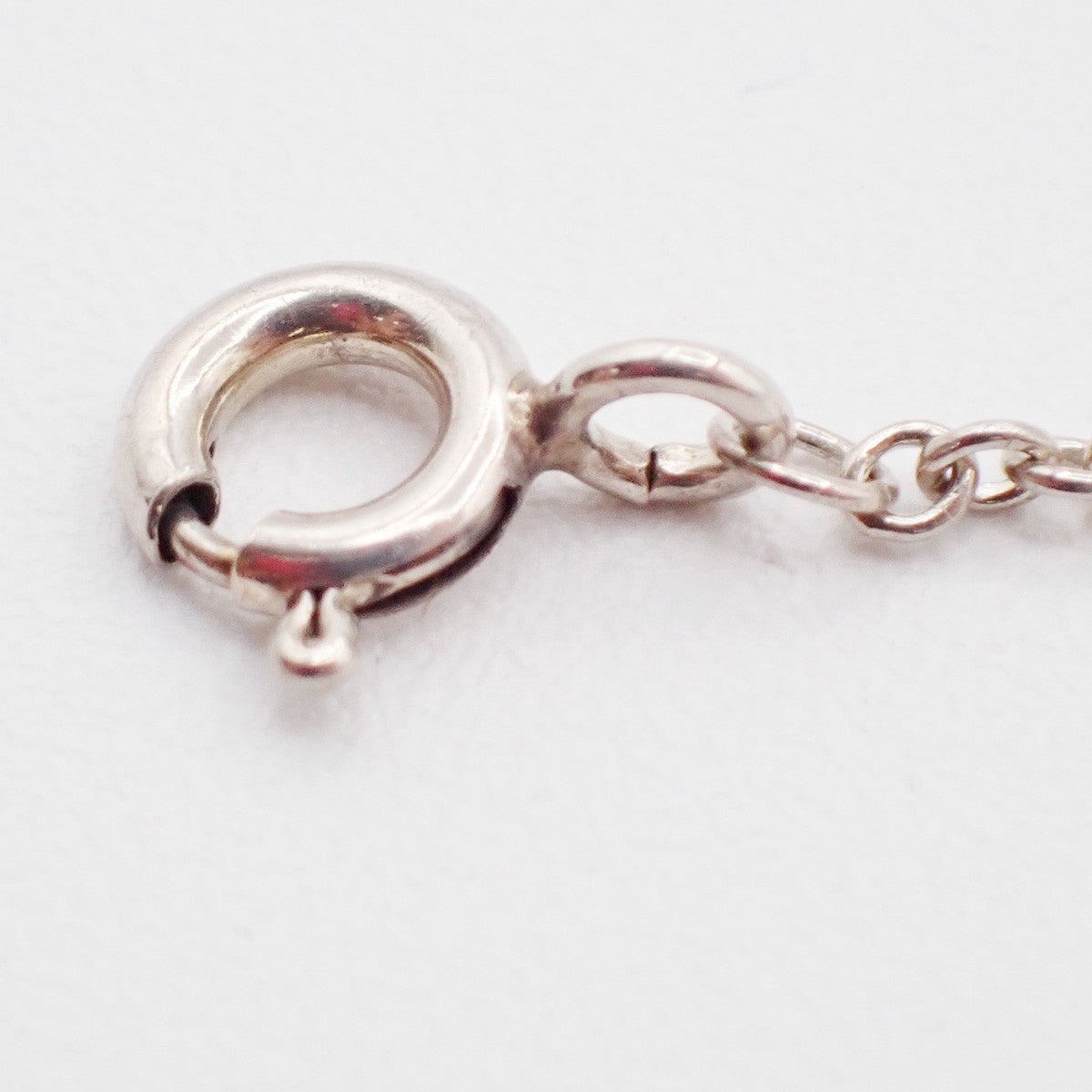 Tiffany & Co. Logo 1837 Circle Chain Necklace Pendant Silver Ag 925 02KC761