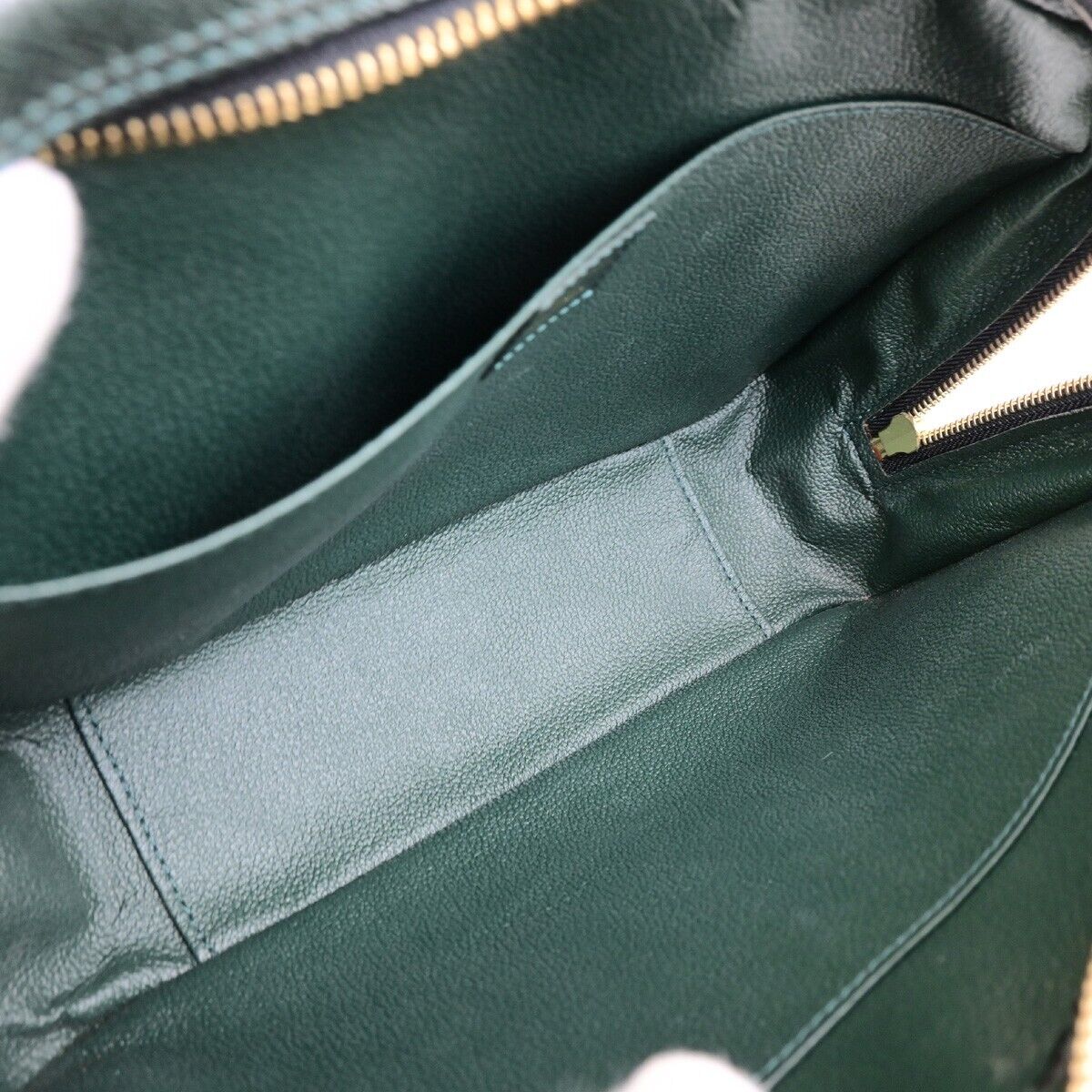 LOUIS VUITTON Trousse toilette GM Pouch Bag Taiga Leather Green M30214 67FB394