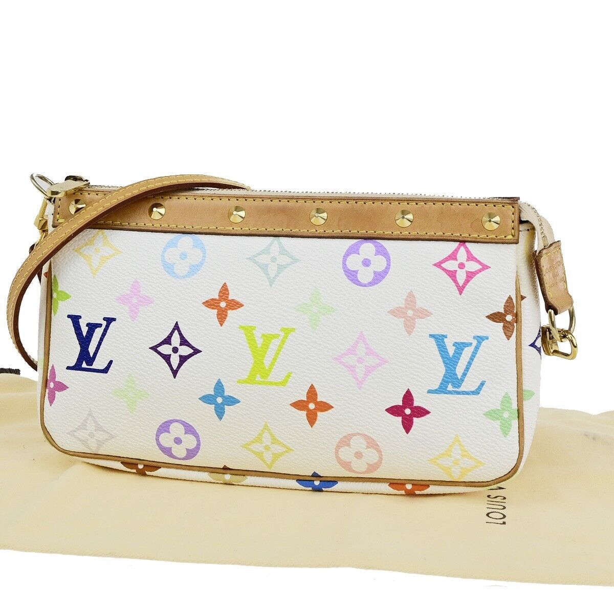 LOUIS VUITTON Pochette Accessoires Shoulder Bag Monogram Multi WE M92649 95EC936