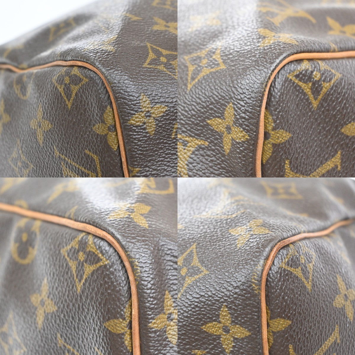 LOUIS VUITTON Speedy 30 Travel Hand Bag Monogram Leather Brown M41526 17MA564