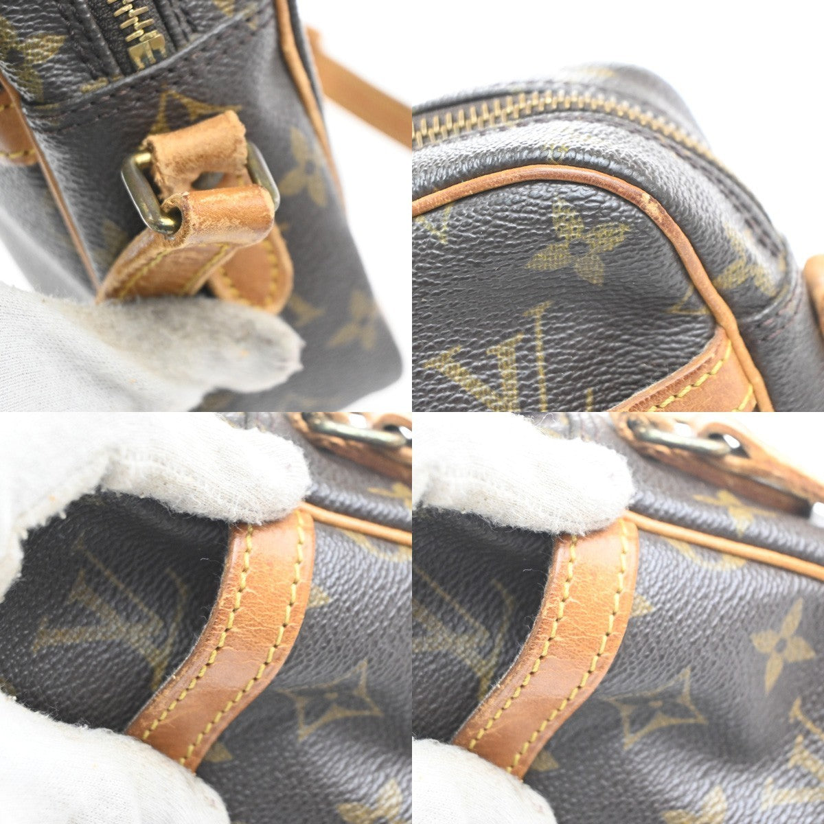 LOUIS VUITTON Trocadero 24 Shoulder Bag Monogram Leather Brown M51276 35MA357