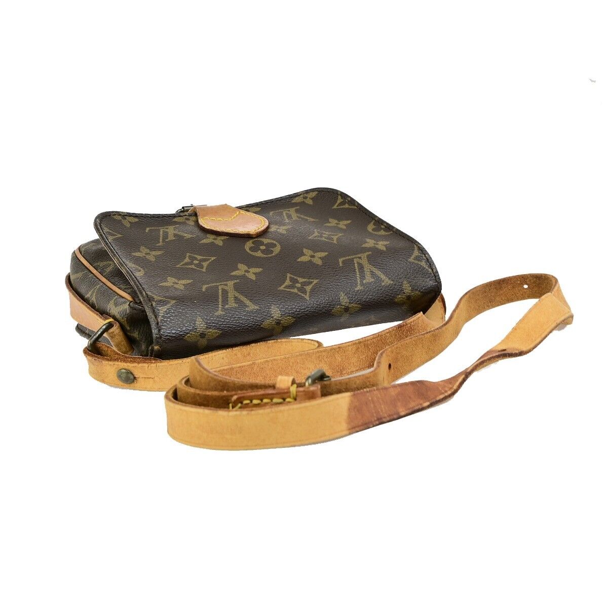 LOUIS VUITTON Mini Cartouchiere Shoulder Bag Monogram Leather BN M51254 64ED005