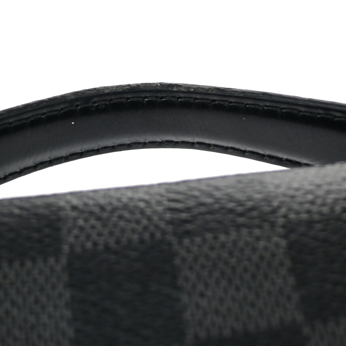 LOUIS VUITTON Zippy XL Long Wallet Travel Case Damier Graphite BK N41503 96YE848