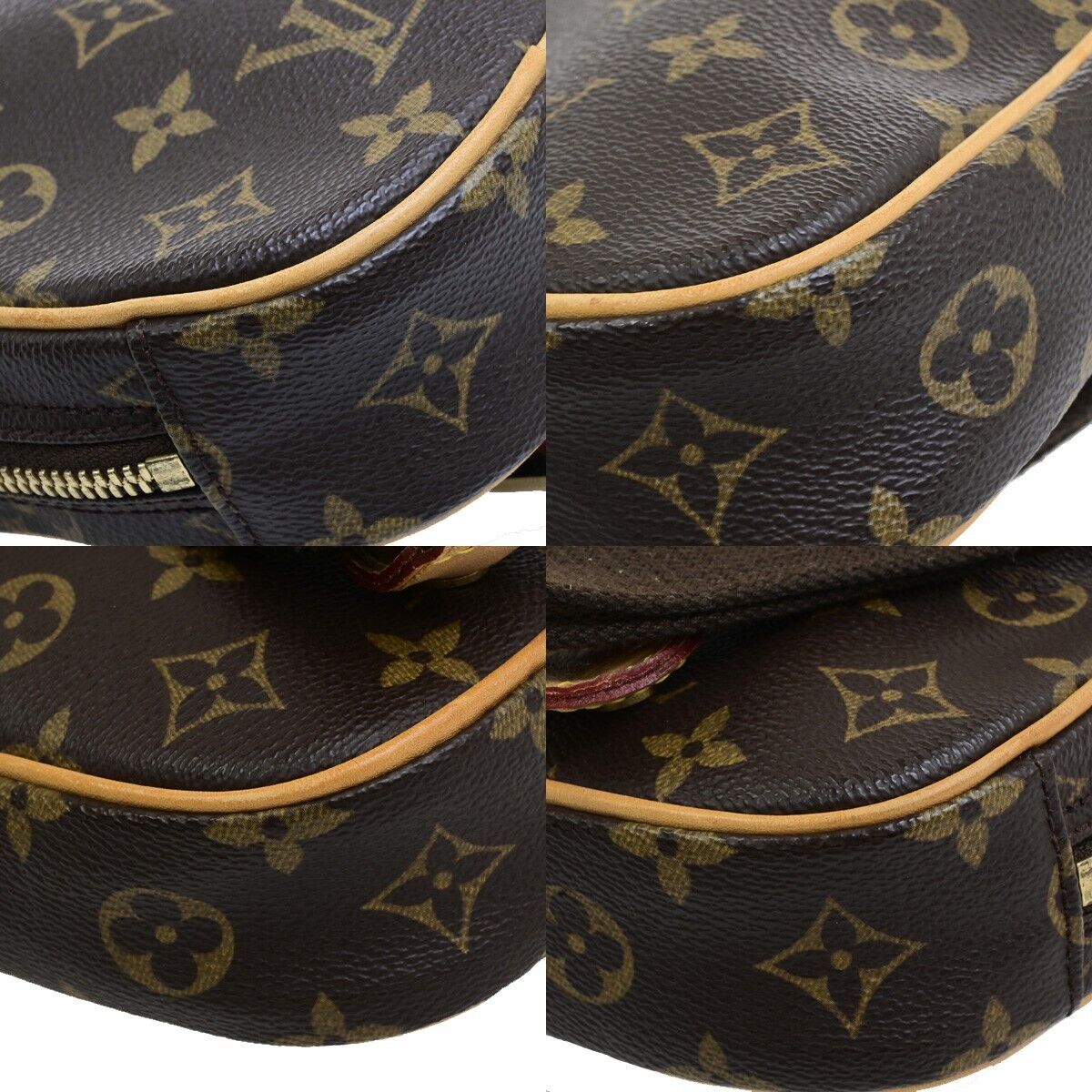 LOUIS VUITTON Pochette Gange Shoulder Bag Monogram Brown Spain M51870 52ED491