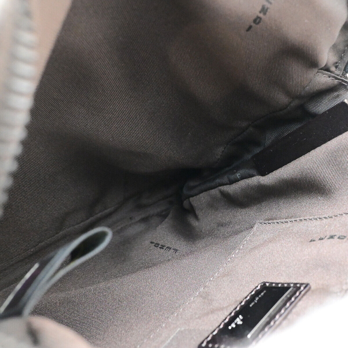 FENDI Logo Zucca Pattern Shoulder Bag Canvas Leather Brown SHW Italy 84SJ480