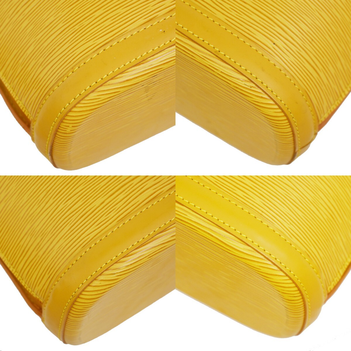 LOUIS VUITTON LV Lussac Shoulder Bag Epi Leather Yellow France M52289 89EE611