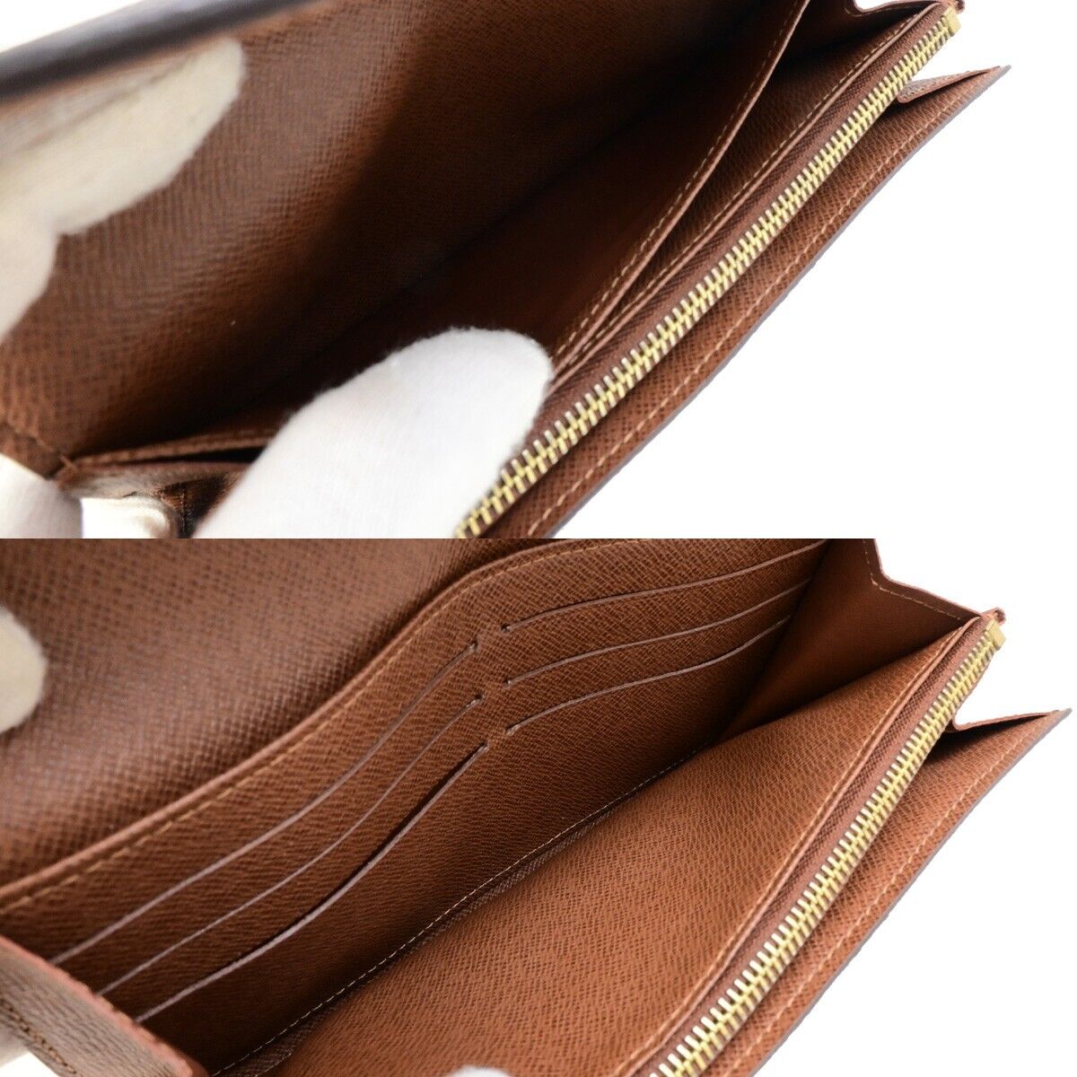 LOUIS VUITTON Portefeuille Sarah Long Bifold Wallet Monogram BN M61734 36ED245