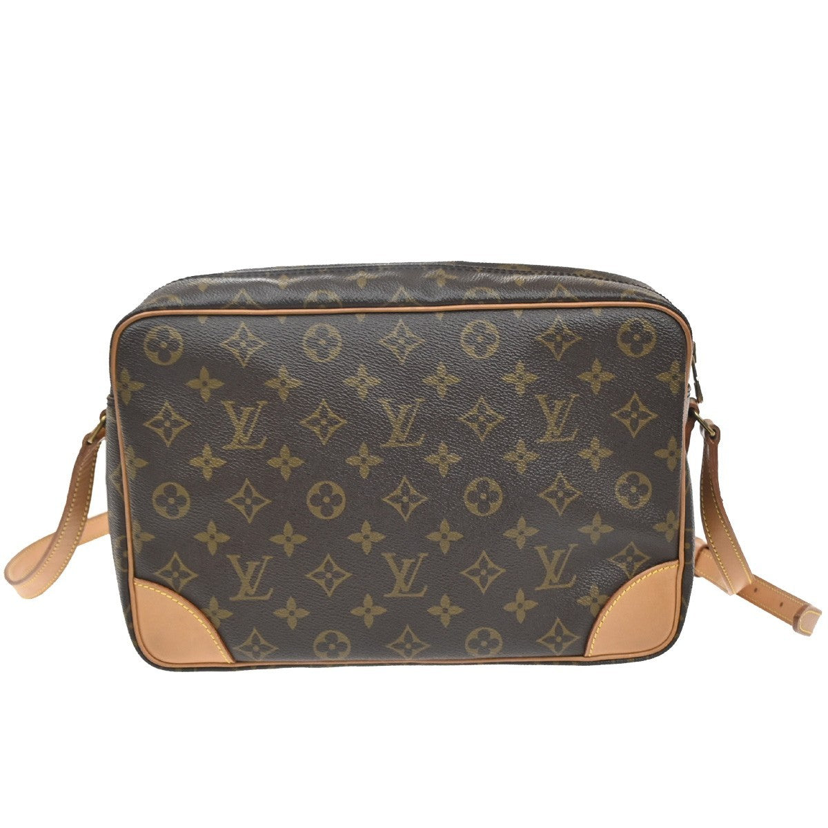 LOUIS VUITTON Trocadero 30 Shoulder Bag Monogram Leather Brown M51272 76SA081