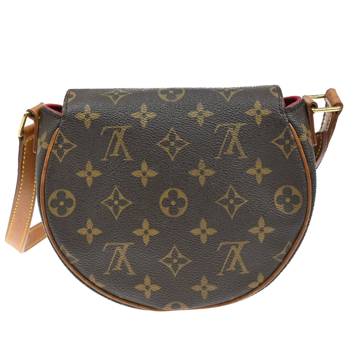 LOUIS VUITTON LV Tambourine Shoulder Bag Monogram Leather Brown M51179 29YH192