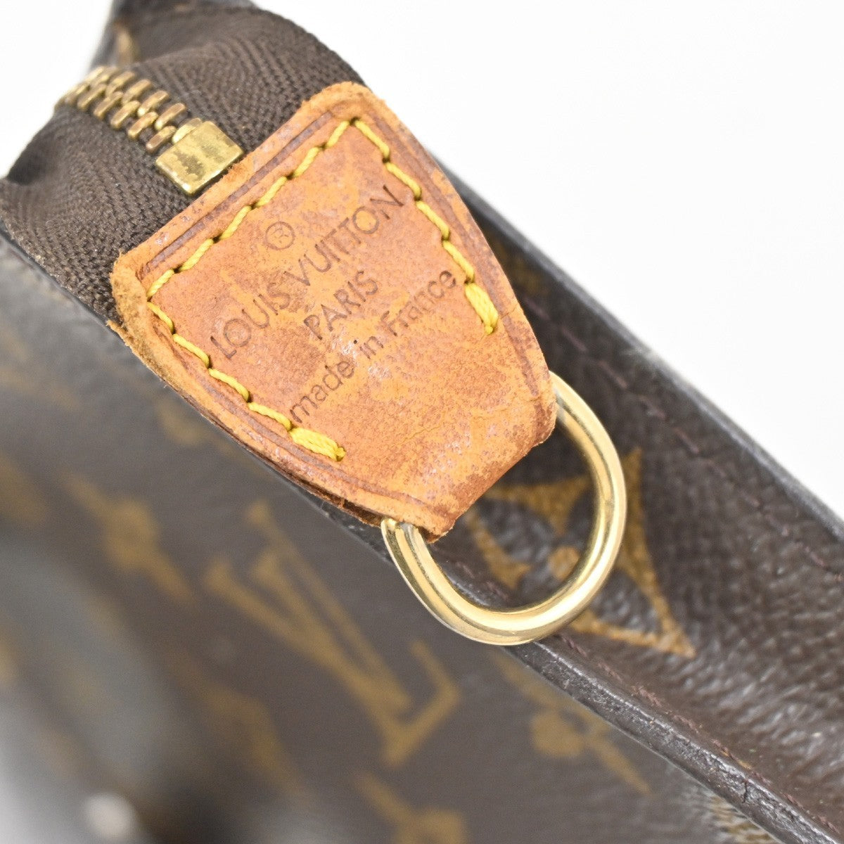 LOUIS VUITTON 2 Set Bucket PM Pouch/Poche Toilette Bag Monogram Leather 66AA218