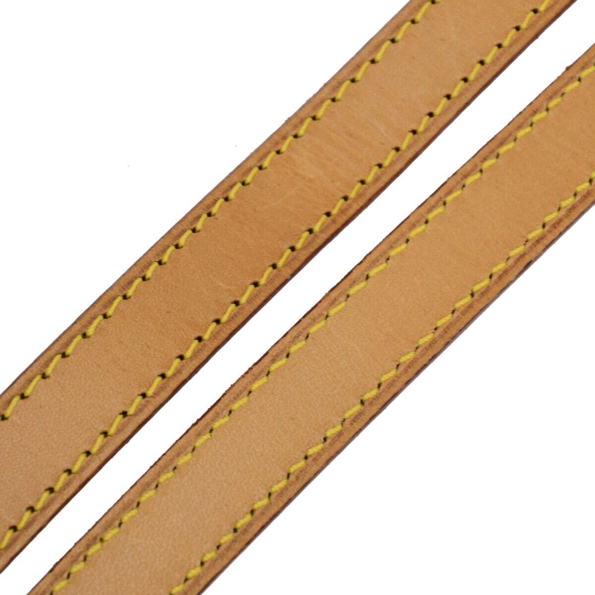 LOUIS VUITTON Logo Shoulder Strap Leather Brown Gold Bag Accessory 62EB482