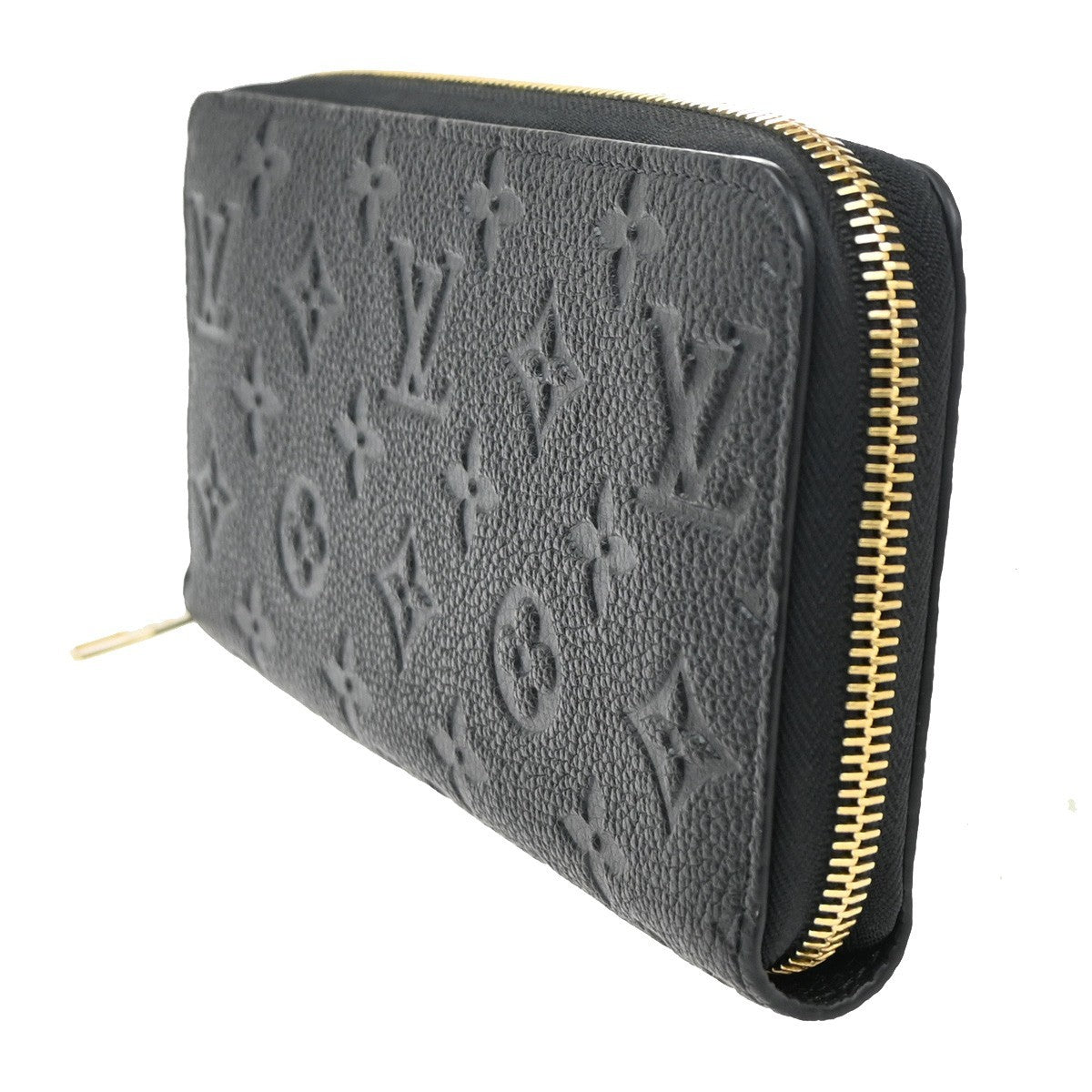 LOUIS VUITTON Zippy Long Wallet Monogram Empreinte Leather BK M61864 16RL782
