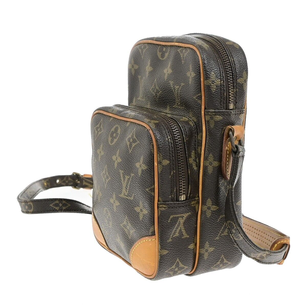 LOUIS VUITTON Amazon Crossbody Shoulder Bag Monogram Leather BN M45236 63EE023