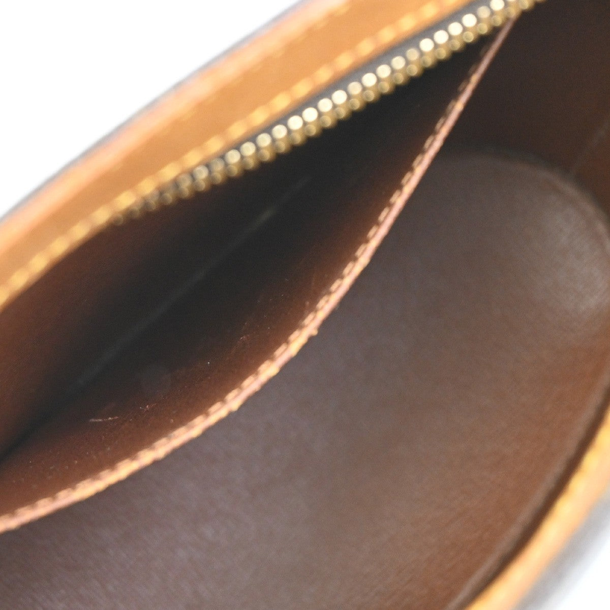 LOUIS VUITTON Logo Drouot Shoulder Bag Monogram Leather Brown M51290 79PA009