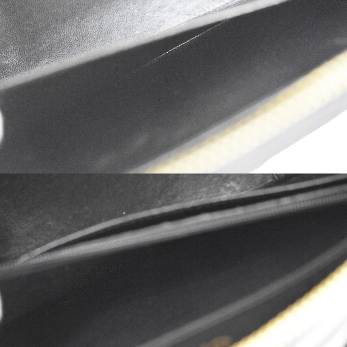 CHANEL Matelasse 2Way Chain Shoulder Hand Bag Patent Leather Black GHW 695RH004