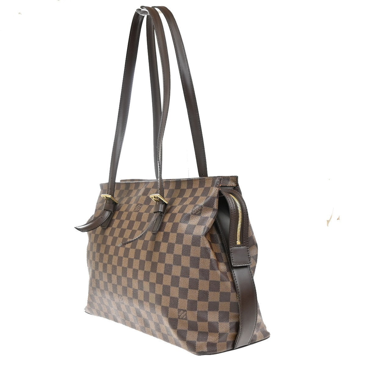 LOUIS VUITTON Chelsea Shoulder Tote Bag Damier Ebene Leather BN N51119 89MA623