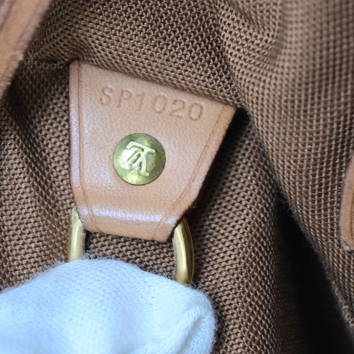 LOUIS VUITTON Montsouris GM Backpack Bag Monogram Leather Brown M51135 71FB219