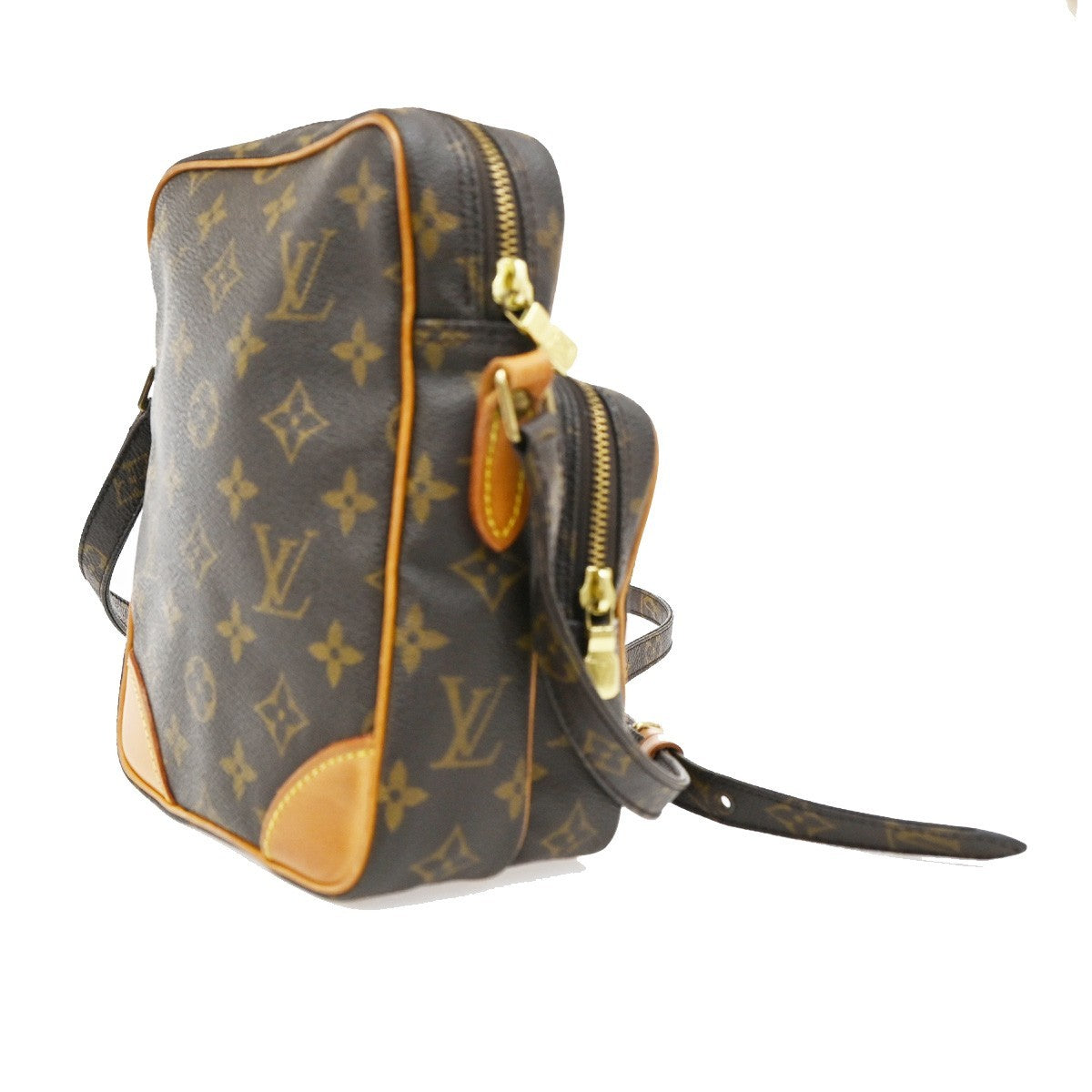 LOUIS VUITTON Amazon Shoulder Bag Monogram Leather Brown M45236 80TA039