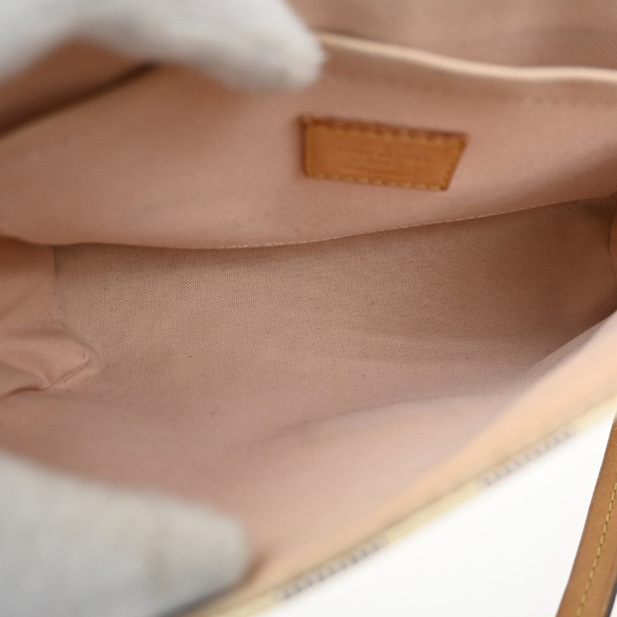 LOUIS VUITTON LV Croisette Shoulder Bag Damier Azur Leather N41581 23CB063