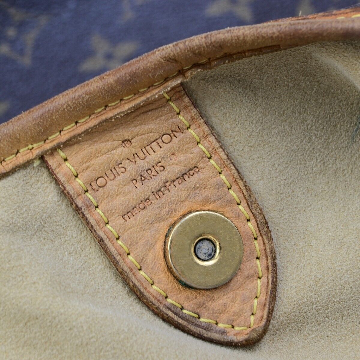 LOUIS VUITTON Galliera PM Shoulder Bag Monogram Leather Brown GD M56382 73ED049