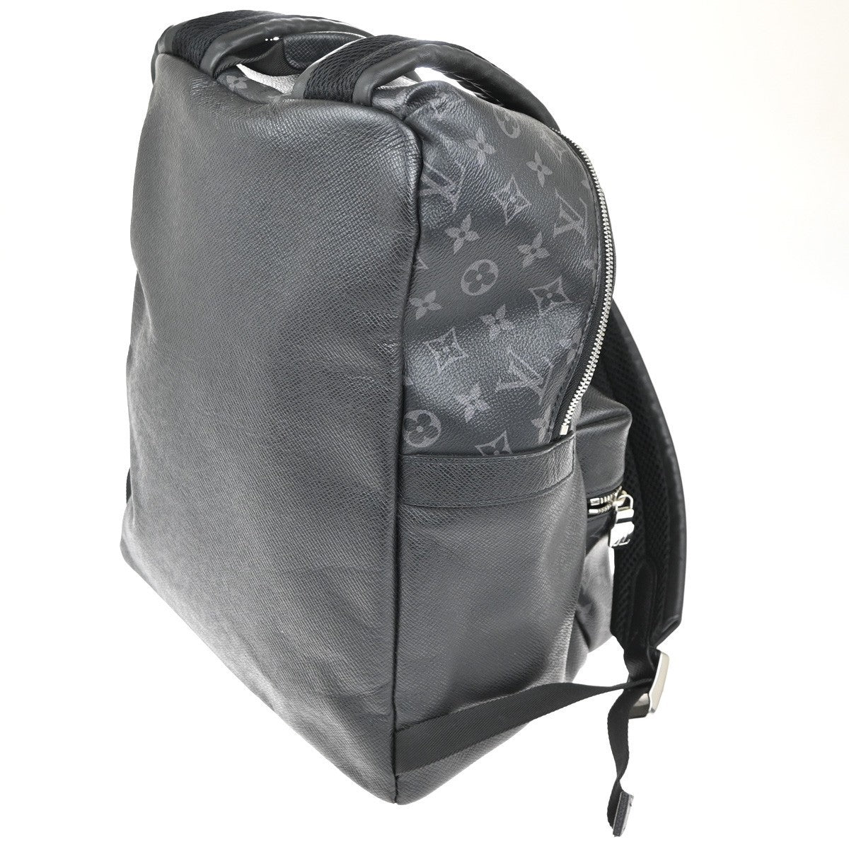LOUIS VUITTON Discovery Backpack Taiga Llama Leather Black SHW M30230 689RL794