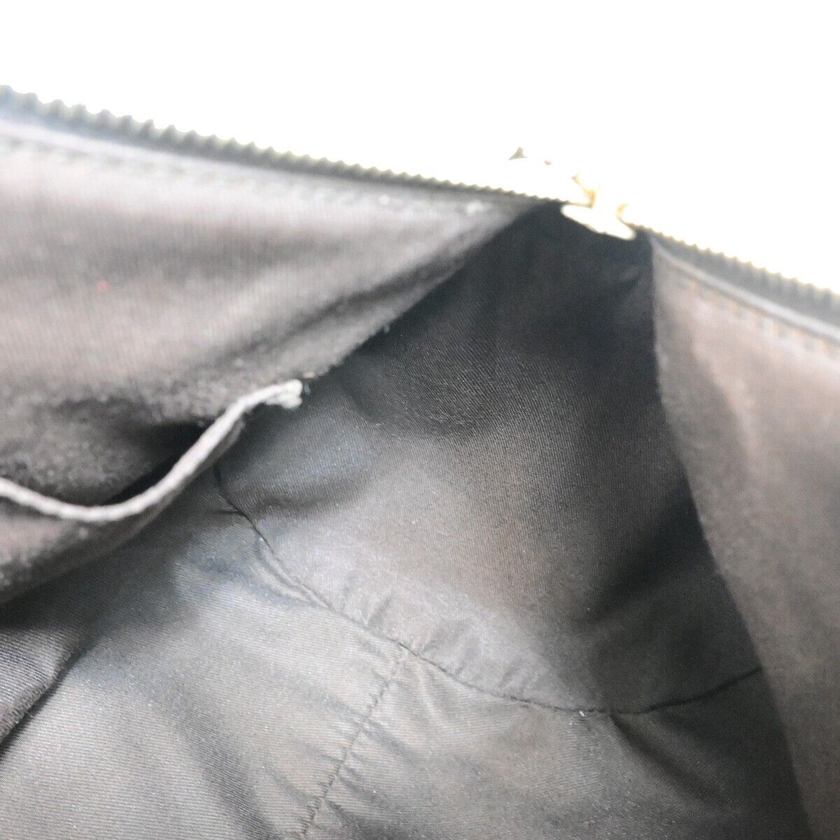 GUCCI Logo GG Pattern Trophy Hand Bag Canvas Leather Brown Italy 83FA749