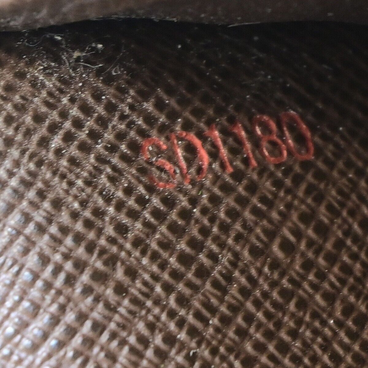 LOUIS VUITTON Credit Long Bifold Wallet Damier Leather Brown N61724 05EB294