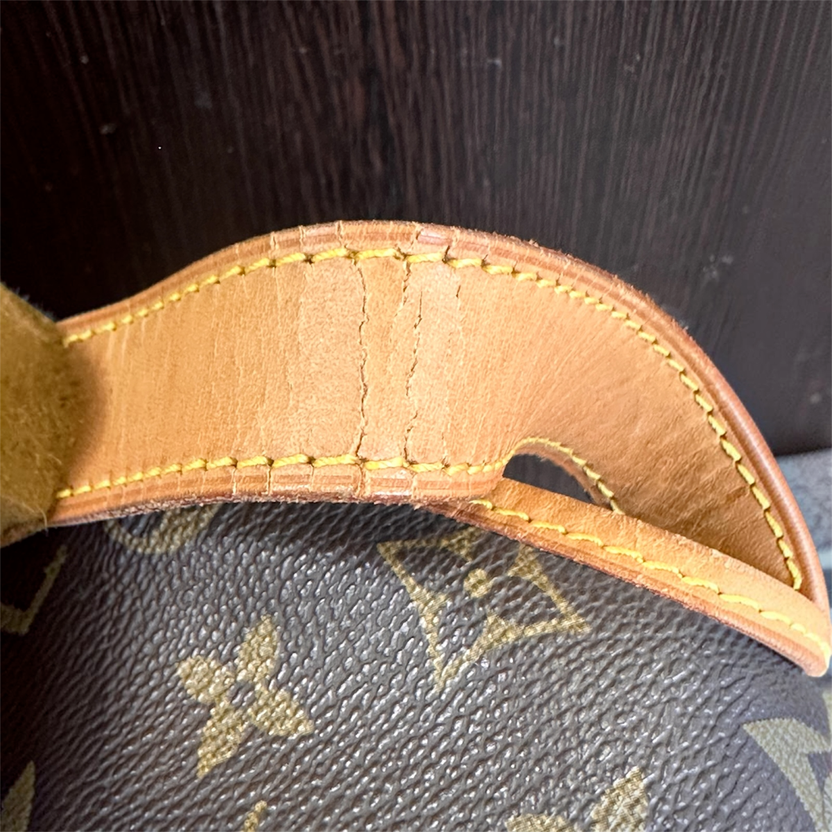 LOUIS VUITTON Saumur 35 Shoulder Bag Monogram Leather BN France M42254 76SA150