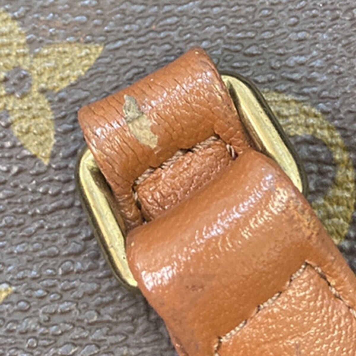 LOUIS VUITTON Logo PAPILLON 30 Hand Bag Monogram Leather Brown M51365 64ED931