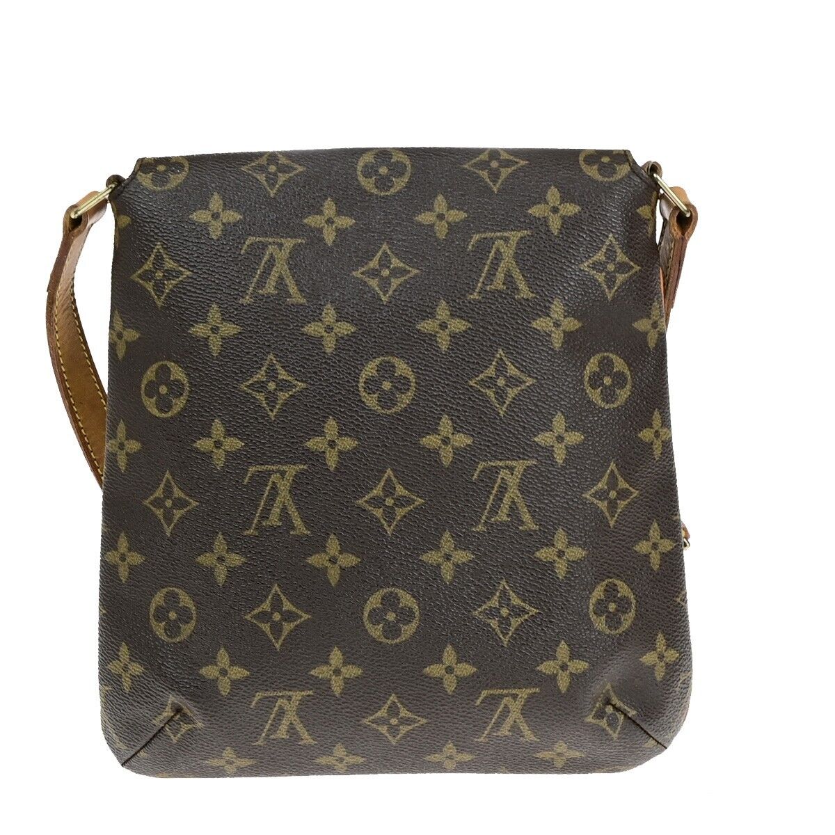 LOUIS VUITTON Musette Salsa Short Shoulder Bag Monogram Brown M51258 70EB765