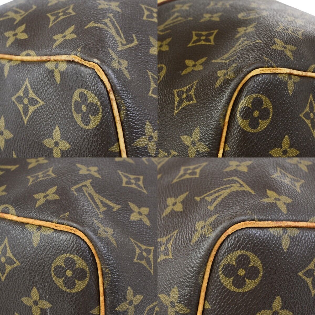 LOUIS VUITTON Keepall 45 Travel Hand Bag Monogram Leather Brown M41428 62ED183