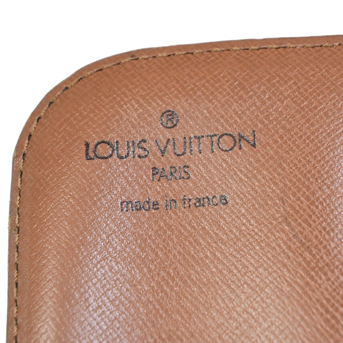LOUIS VUITTON Cartouchiere MM Shoulder Bag Monogram Leather Brown M51253 36EB598
