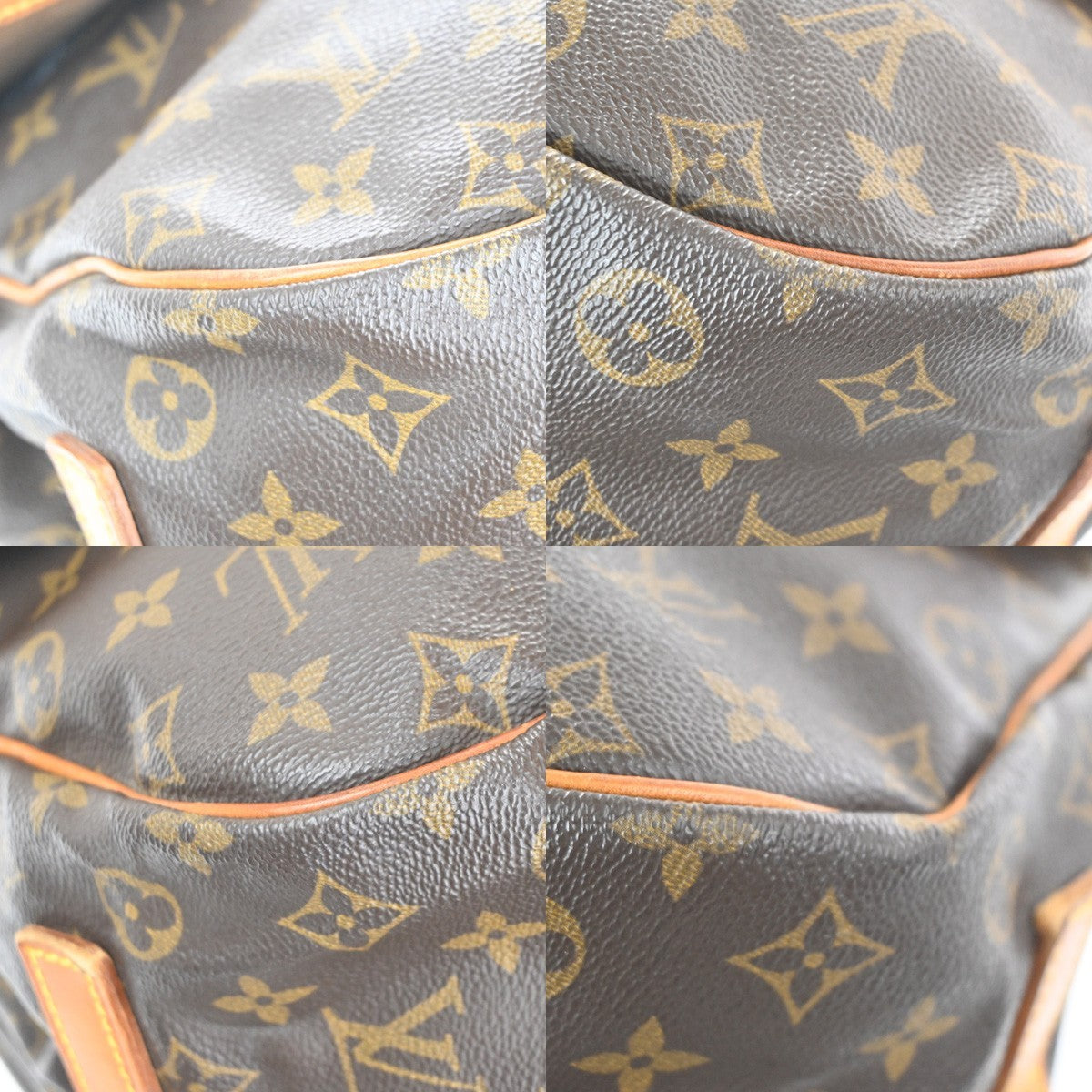 LOUIS VUITTON Saumur 35 Shoulder Bag Monogram Leather BN France M42254 74KC864