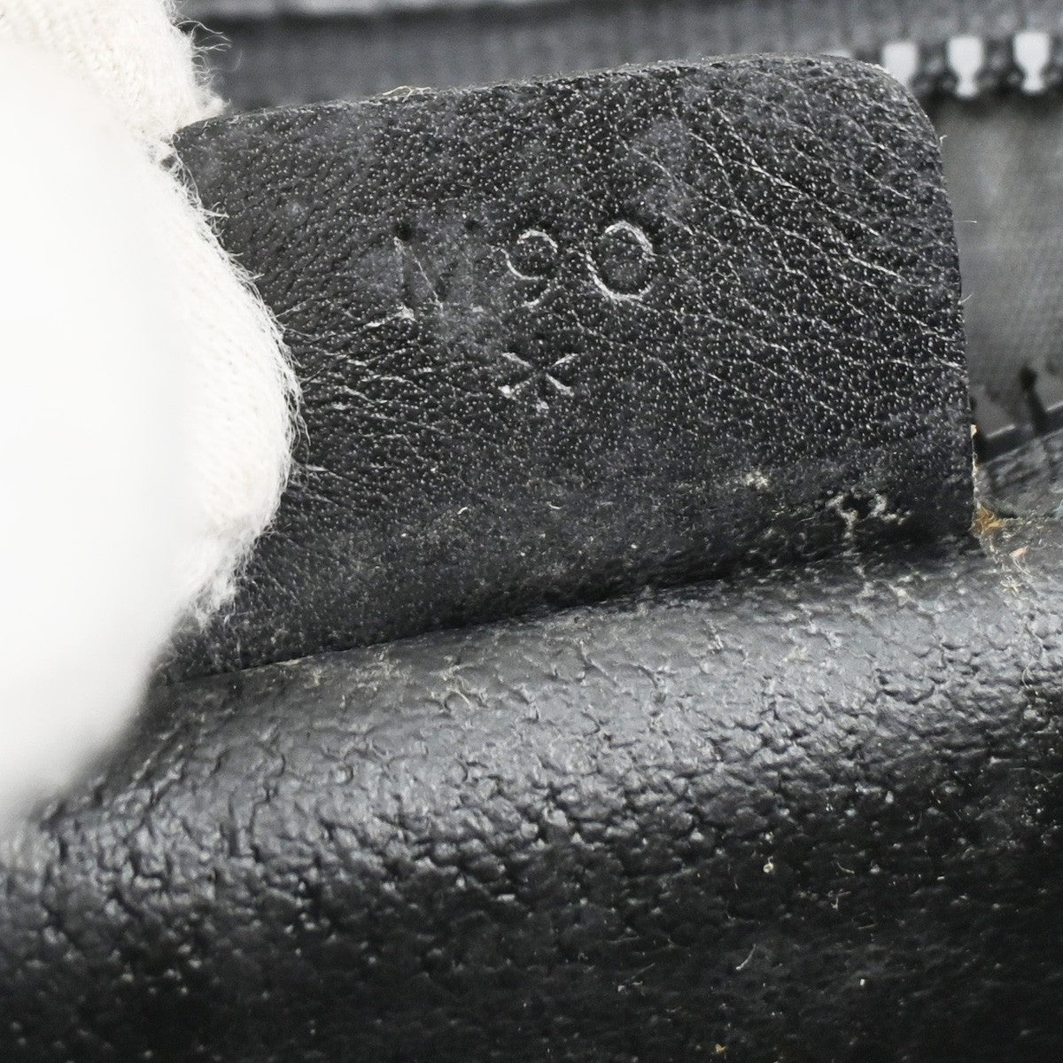CELINE Ring Logo Shoulder Bag Leather Black Italy GHW 67CA399