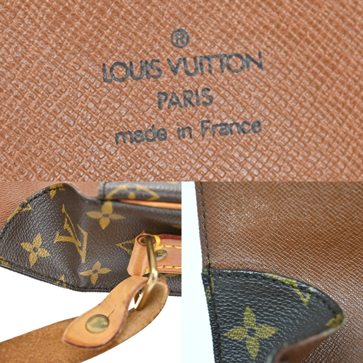 LOUIS VUITTON Cartouchiere GM Shoulder Bag Monogram Leather Brown M51252 80KB479