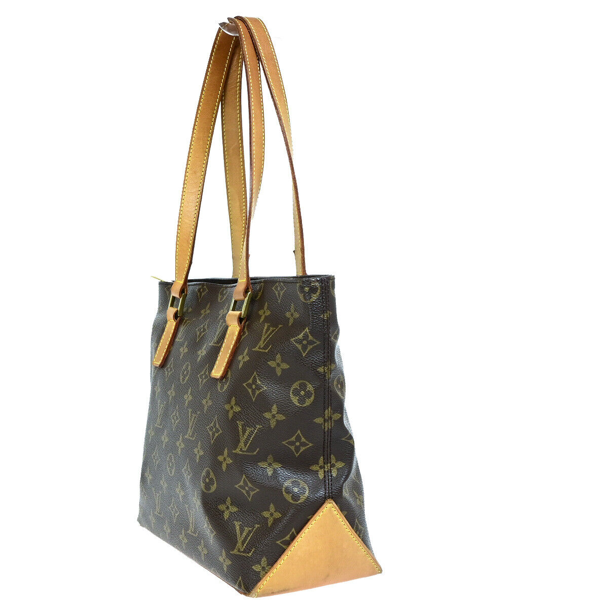 LOUIS VUITTON Cabas Piano Shoulder Bag Monogram Leather Brown M51148 11HB956
