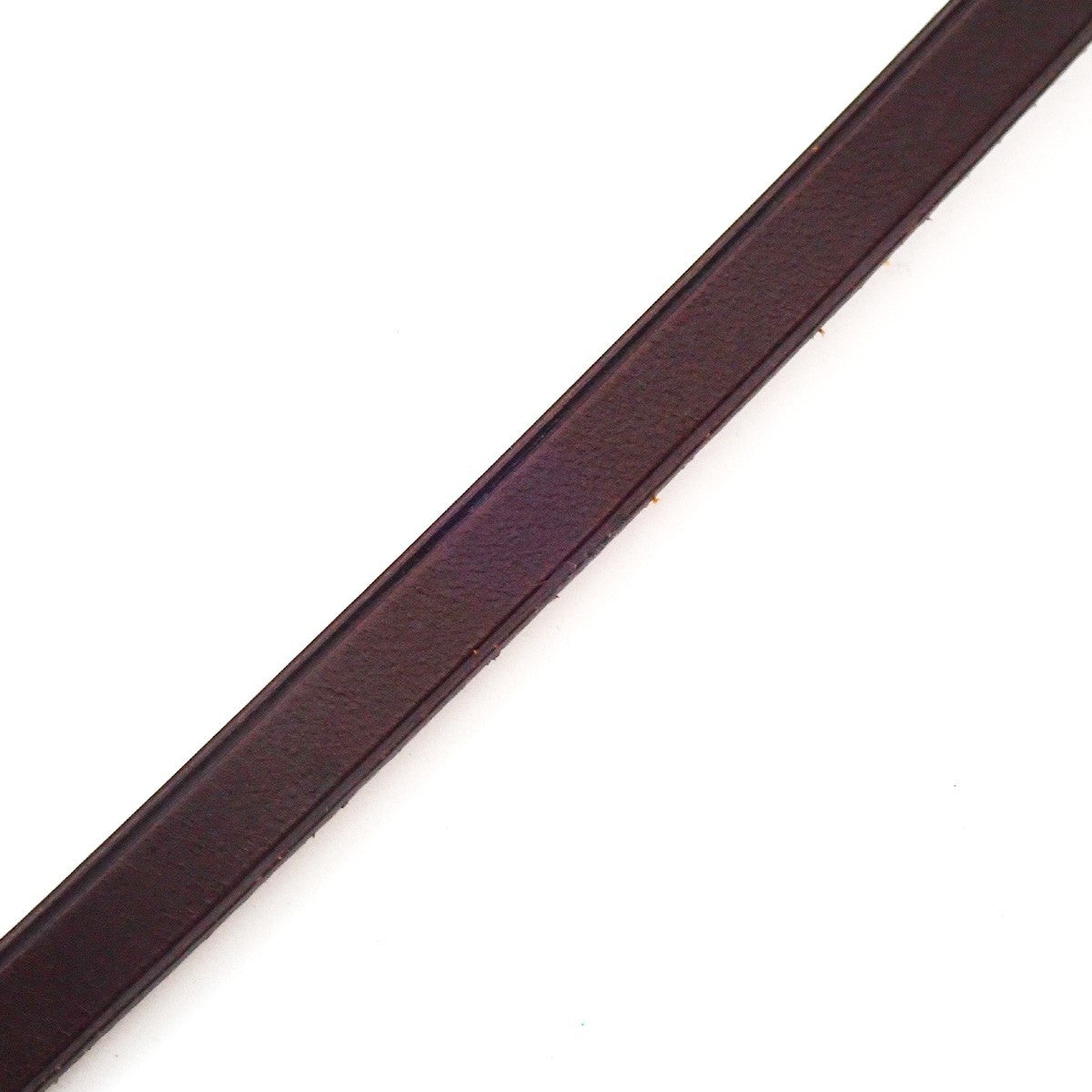 HERMES Logo Api Bracelet Leather Brown GHW 05RP161