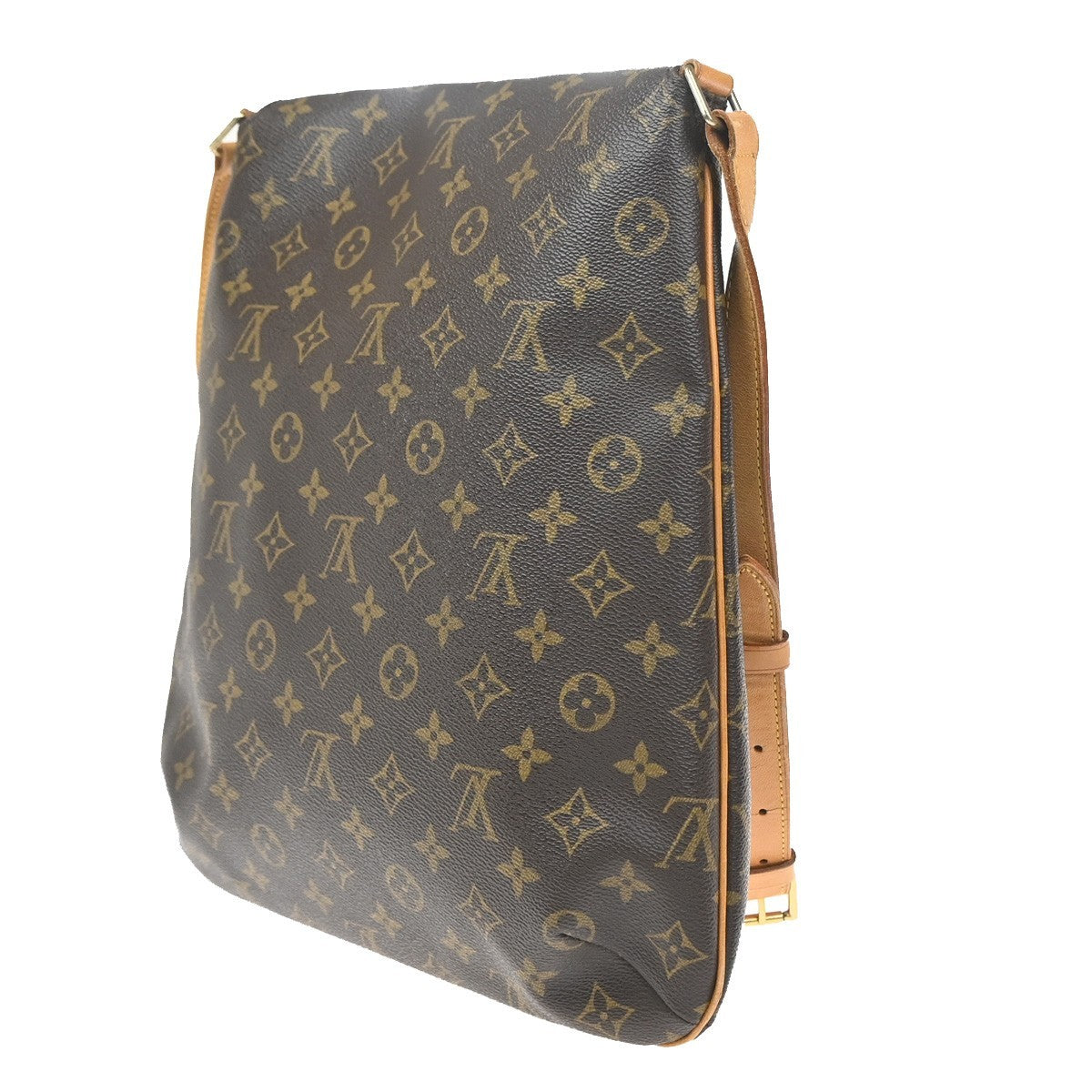 LOUIS VUITTON Musette Shoulder Bag Monogram Leather Brown France M51256 79KC804