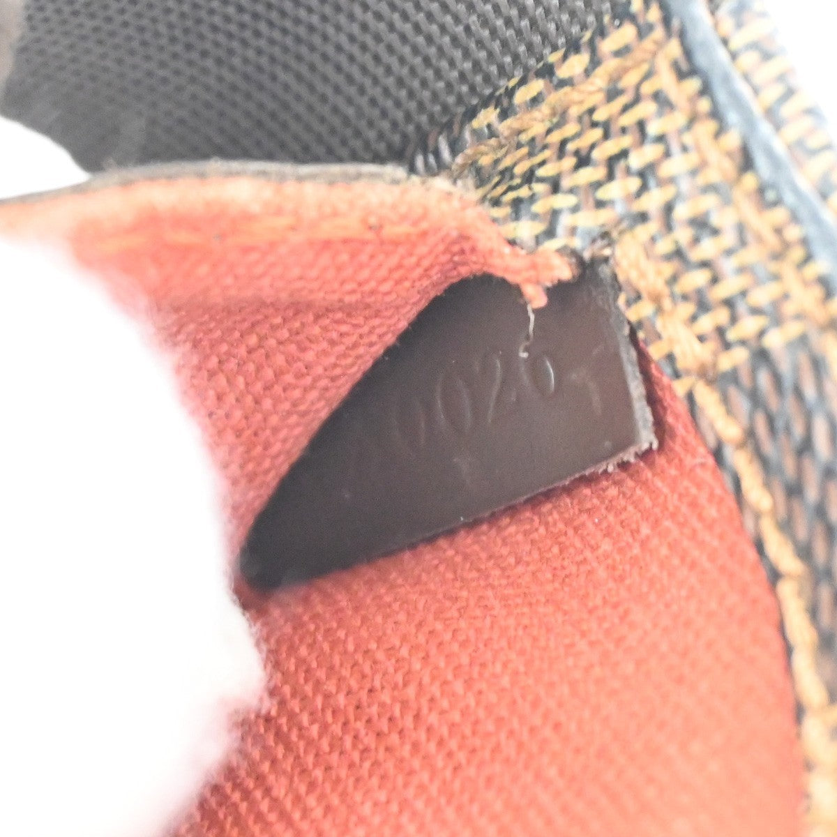 LOUIS VUITTON Geronimos Bum Body Bag Damier Leather Brown Spain N51994 71ZA286