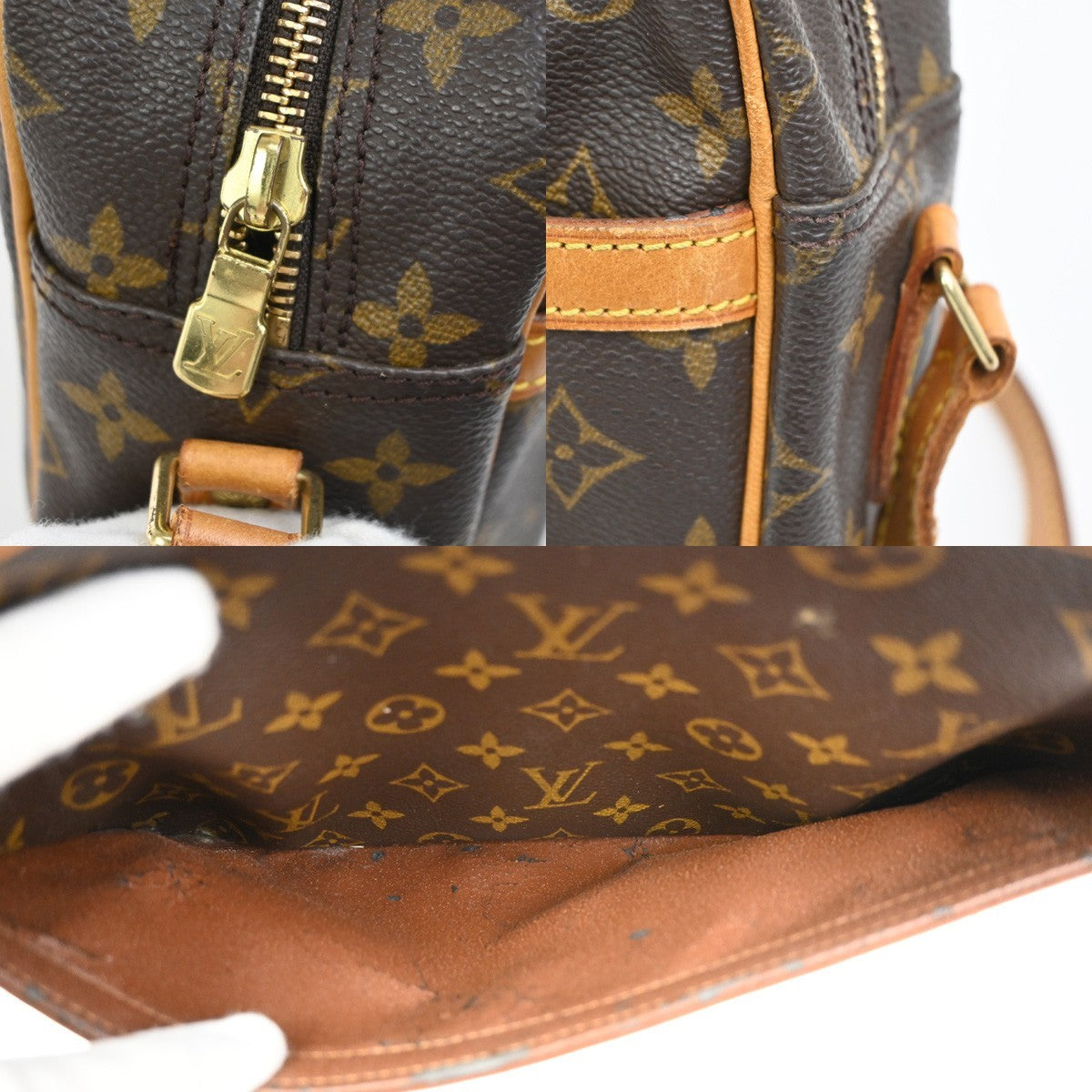 LOUIS VUITTON Trocadero 30 Shoulder Bag Monogram Leather Brown M51272 89SA005