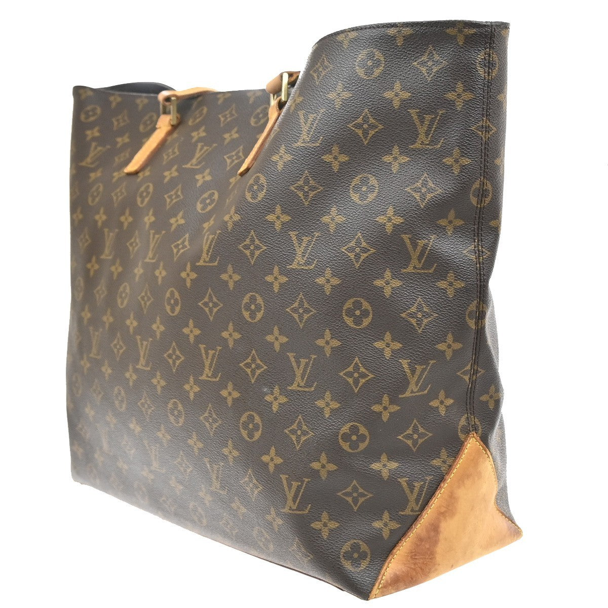LOUIS VUITTON Cabas Alto Shoulder Bag Monogram Leather Brown M51152  70YJ153