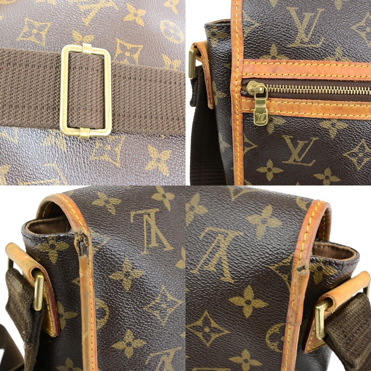 LOUIS VUITTON Messenger Bosphore PM Shoulder Bag Monogram Leather M40106 78FA721