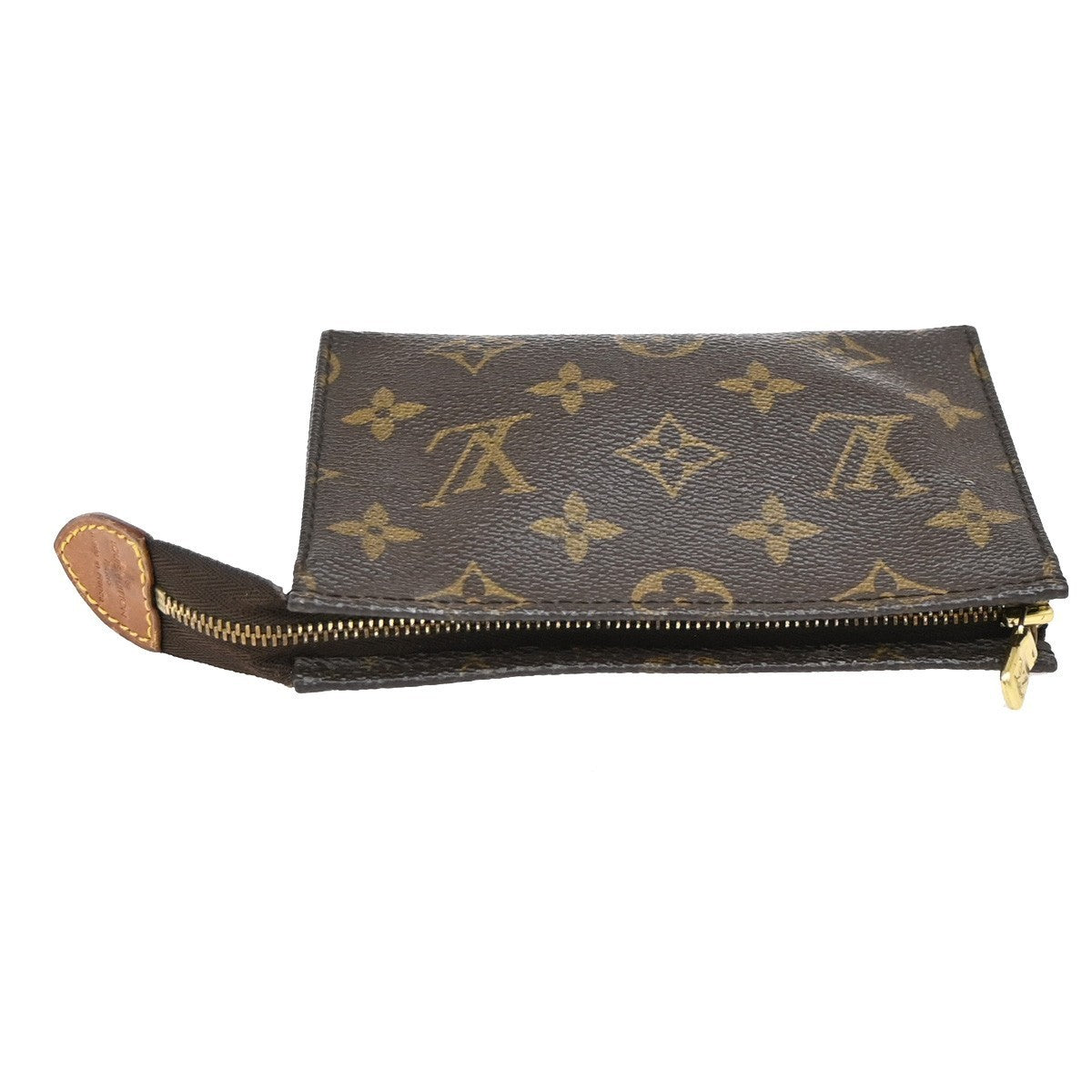 LOUIS VUITTON Poche Toilette 15 Clutch Pouch Bag Monogram Leather M47546 04KP143