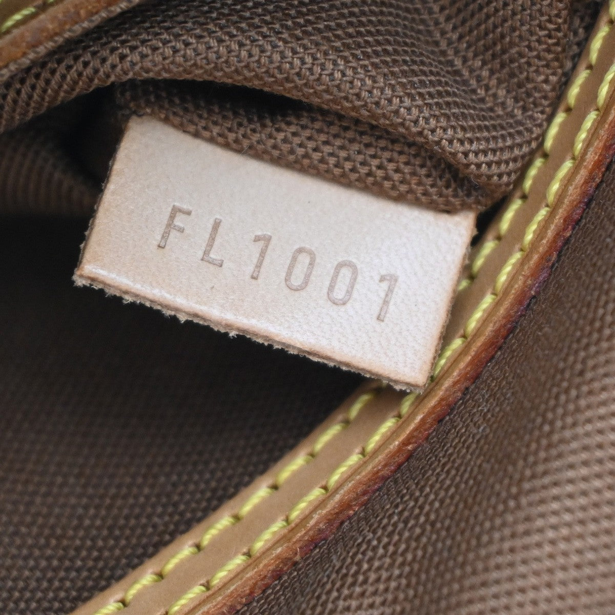 LOUIS VUITTON LV Logo Alma Hand Bag Monogram Leather Brown France M51130 70YJ230